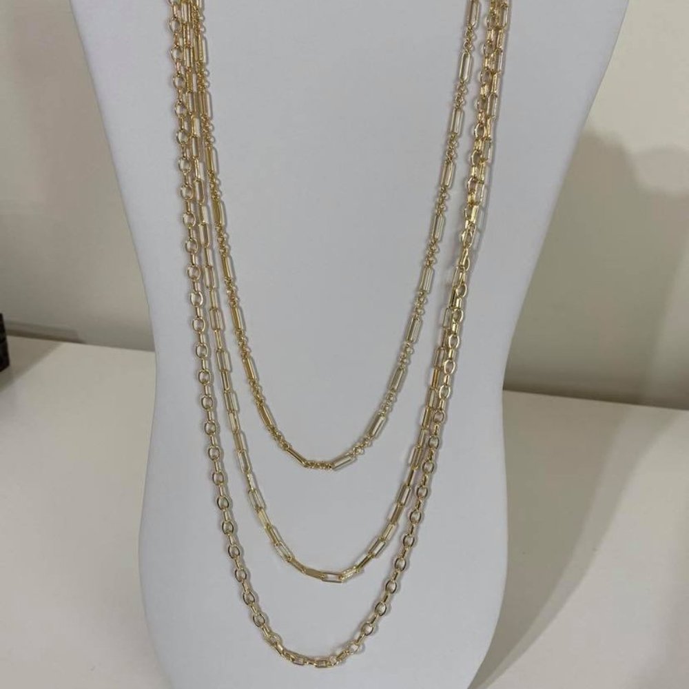 NWT Davis multi-chain in gold NO PENDANT